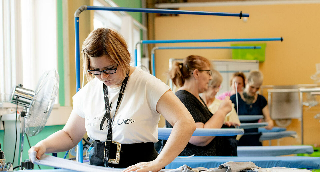 ENTRA Titre-service repassage opératrice