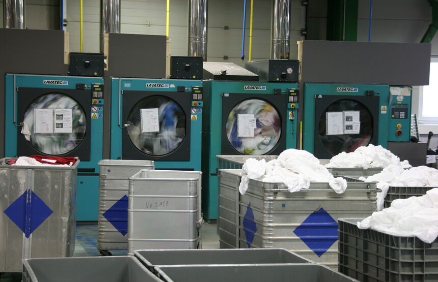 ENTRA Blanchisserie industrielle machine à laver linge plat
