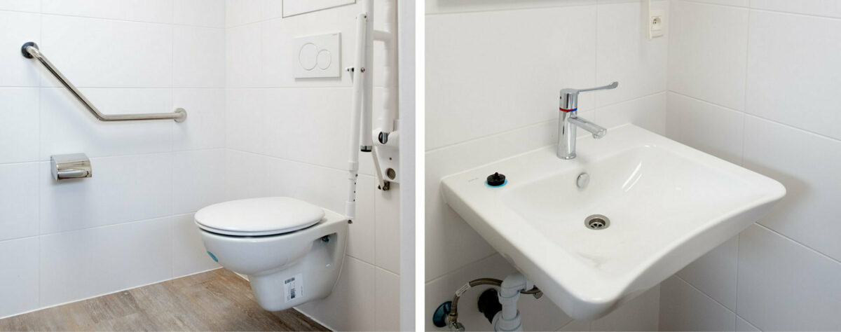 wc et lavabo pmr