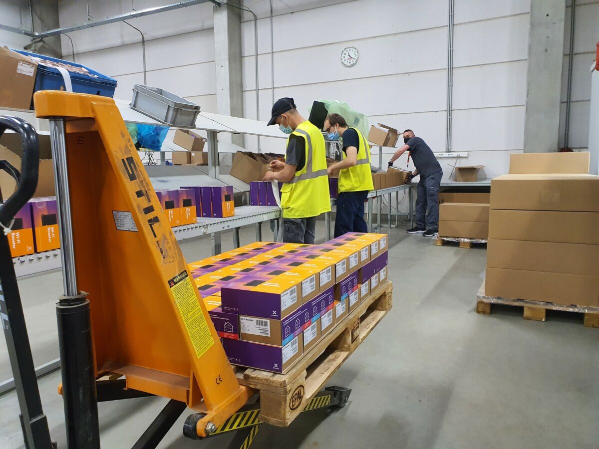 Entrepôt d'externalisation logistique