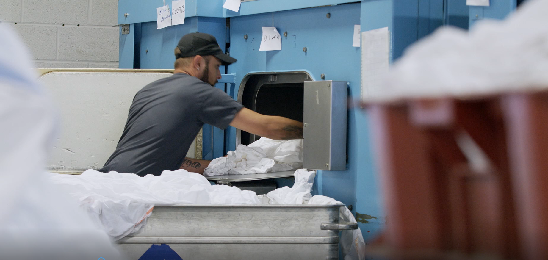 ENTRA Blanchisserie industrielle sèche linge